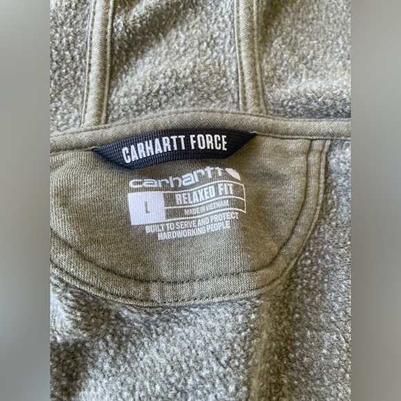 Carhartt Heather Green T-Shirt with Pocket - Picture 9 of 11